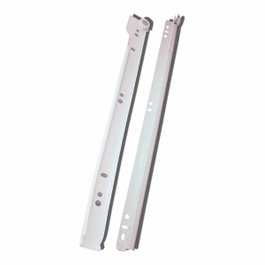 Micel Guía de cajón modelo gc01 de acero con acabado blanco, 450 mm