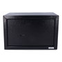 Micel Caja fuerte CFC5 - Caja fuerte de seguridad con llave, acero, negro, 310 x 200 x 200 mm
