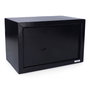Micel Caja fuerte CFC5 - Caja fuerte de seguridad con llave, acero, negro, 310 x 200 x 200 mm