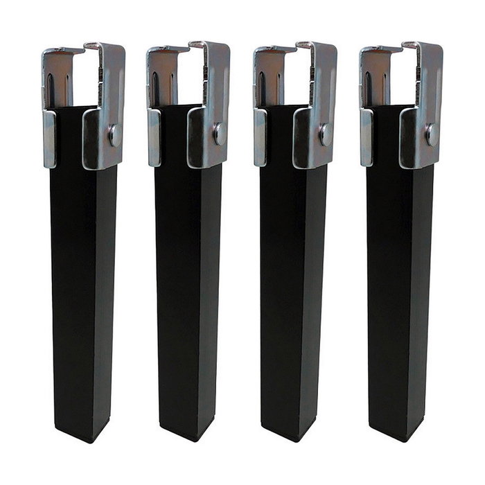 Micel Juego de 4 patas para somier PT25 sin rueda, negro Micel Juego de 4 patas para somier PT25 sin rueda, negro