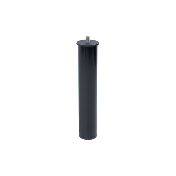 Micel Juego de 4 Patas para Somier sin Rueda, Acabado Negro, Ø50 x 270 mm, NE 96406