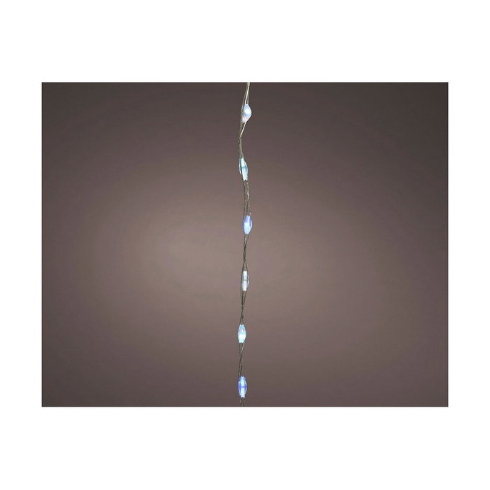 Guirnalda micro LED extra densa 567 LEDs colores pastel parpadeante cable plata 14 m