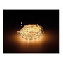 Lumineo Guirnalda Micro LED Exterior 14m - 567 LEDs IP44 Luz Cálida, 8 Funciones con Temporizador, Cable Plateado 5m, 220-240V