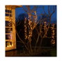 Lumineo Cortina LED Cascada 480 LEDs Luz Cálida 12 m