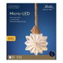 Estrella microled Ø19x25cm 15 leds Luz Blanca Cálida Interior