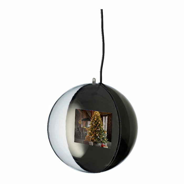 Lumineo Adorno de Navidad con Pantalla de Video Ø15cm
