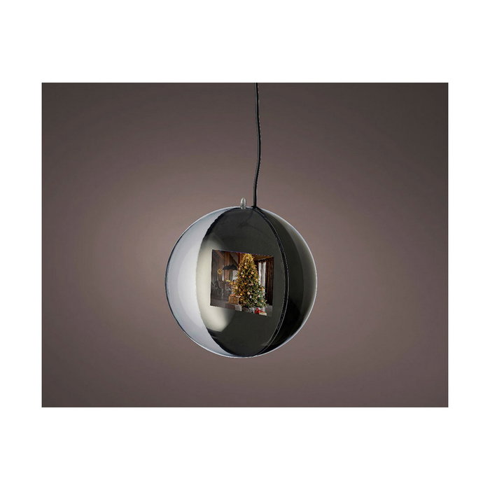 Lumineo Adorno de Navidad con Pantalla de Video Ø15cm