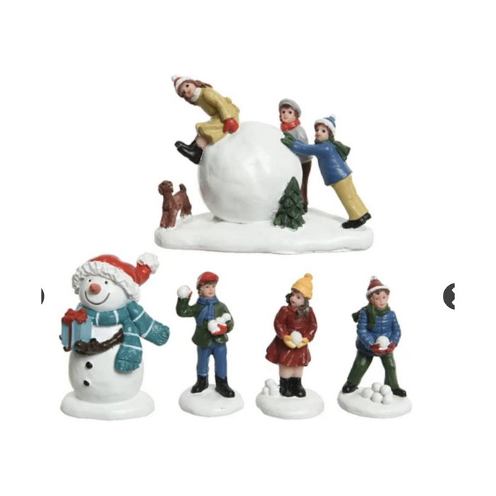 Pack 5 figuras poliresina modelos varios