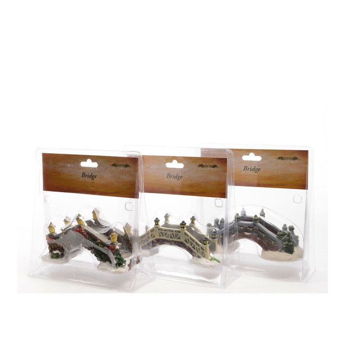 Puente de Poliresina para Decoración Interior Modelos Surtidos 4.8x13.5x5.5cm 5.5x13x6.5cm 5.5x13x5.5cm