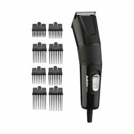 Babyliss Cortapelos E756E Power Clipper Cuchilla Acero Inoxidable 45mm 8 Guardas 9 Longitudes de 0.5mm a 25mm Cable 2m