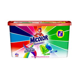 Micolor Detergente Adiós al Separar Cápsulas Ropa de Color 30 Dosis 660 g