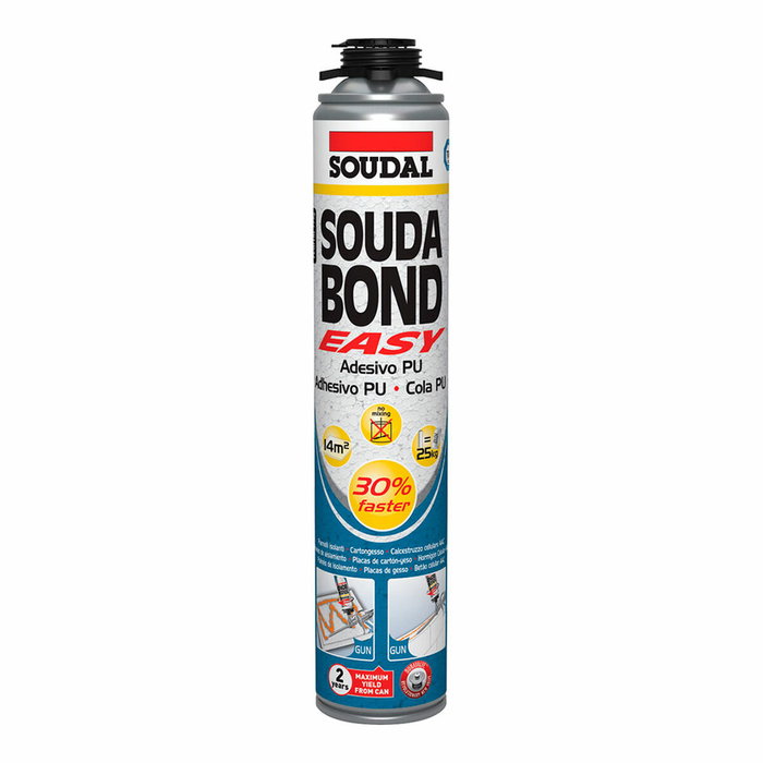 Soudal Soudabond Easy Espuma adhesiva 750 ml Soudal Soudabond Easy Espuma adhesiva 750 ml