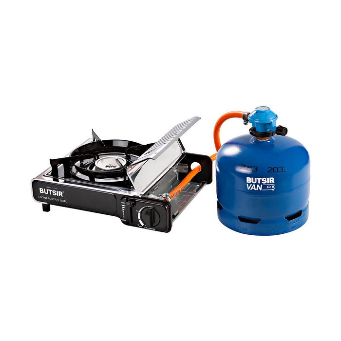 Butsir Cocina portátil de 1 fuego MS-2000 Dual Butsir