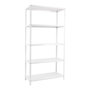 Simon Rack Estantería Metálica Comfort 5/300 Blanca Metal 5 Estantes Carga 100kg/Nivel 180x90x30cm Calidad Europea