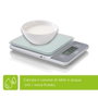 Laica Báscula de cocina electrónica KS1320 plata hasta 5kg