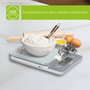 Laica Báscula de cocina electrónica KS1320 plata hasta 5kg