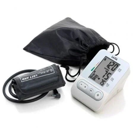 Laica Tensiometro de Brazo BM2301 Blanco con Deteccion de Arritmias y 120 Memorias