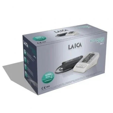 Laica Tensiometro de Brazo BM2301 Blanco con Deteccion de Arritmias y 120 Memorias