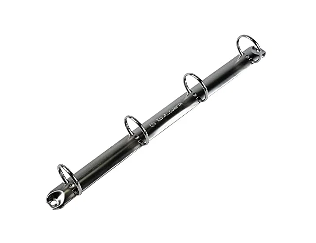 Exacompta Carpeta de 4 anillas de 30 mm negra A4 Exacompta Carpeta de 4 anillas de 30 mm negra A4