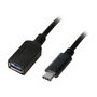 LogiLink Adaptador USB 3.1 Tipo C macho a USB 3.1 Tipo A hembra 0,15 m negro