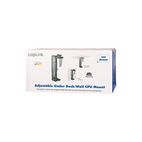 Logilink Soporte torre de ordenador giratorio bajo mesa o pared
