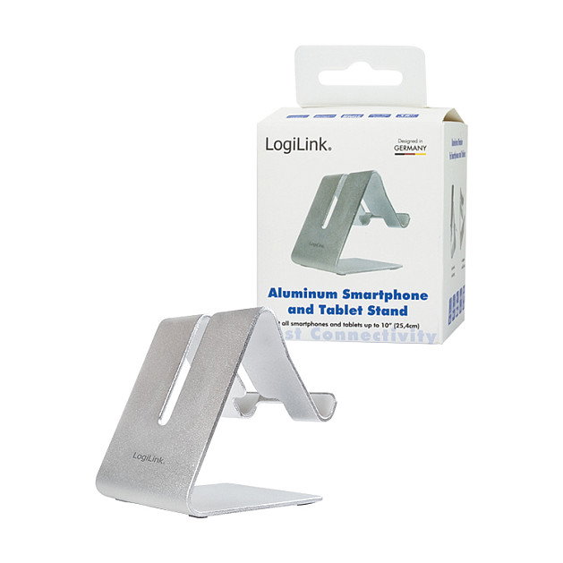 Logilink Soporte de aluminio para smartphone y tablet