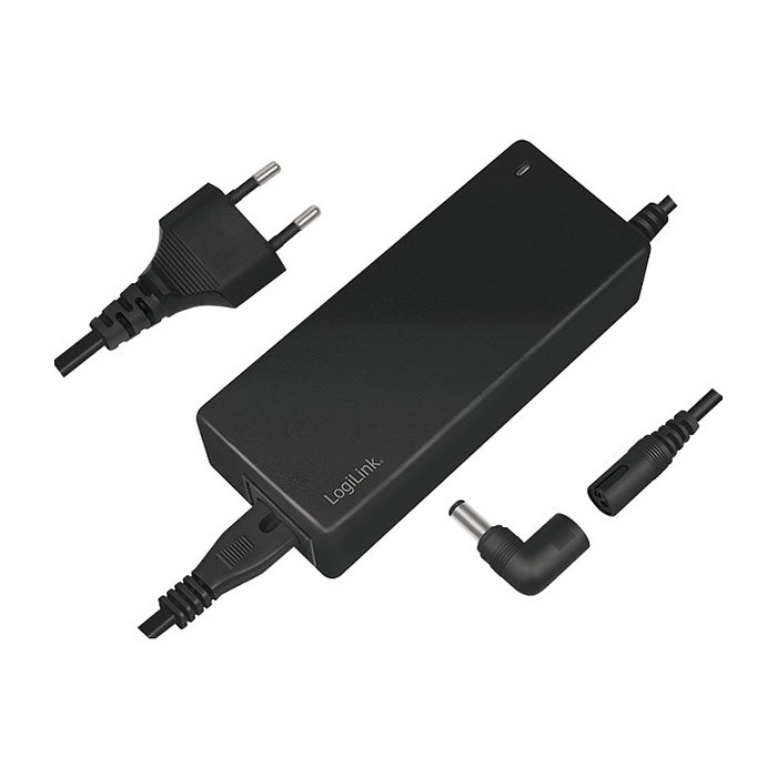 LogiLink Alimentador universal portátil 90W con 9 puntas, negro LogiLink Alimentador universal portátil 90W con 9 puntas, negro