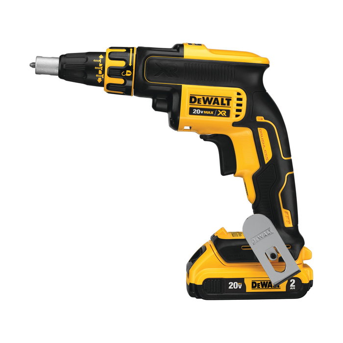 Dewalt Kit atornillador brushless para panel de yeso 18 V con 2 baterías 2,0 Ah