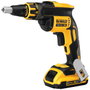 Dewalt Kit atornillador brushless para panel de yeso 18 V con 2 baterías 2,0 Ah