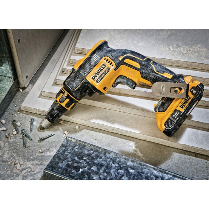 Dewalt Kit atornillador brushless para panel de yeso 18 V con 2 baterías 2,0 Ah