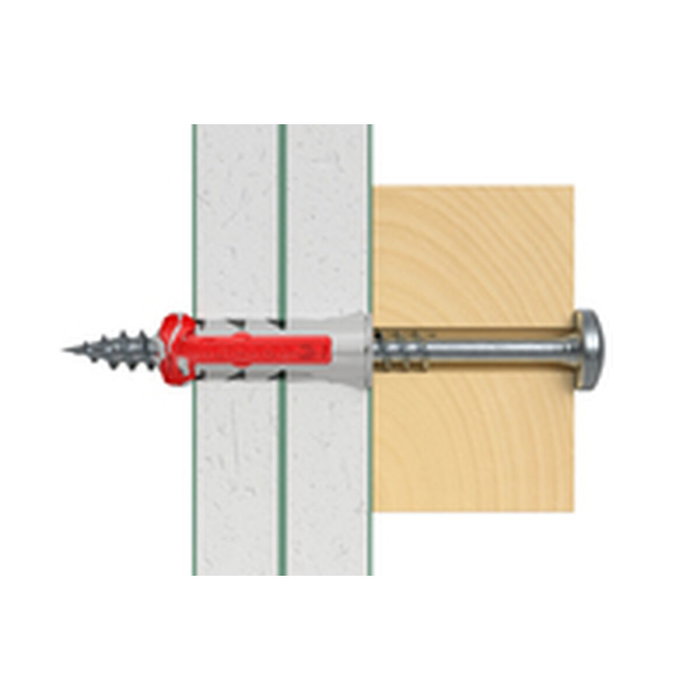 Fischer Duopower ø5 x 25 mm, caja de 80 unidades