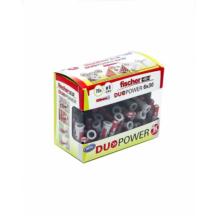 Fischer Duopower ø6 x 30 mm, caja de 70 uds