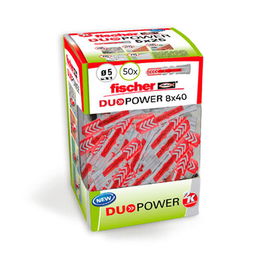 Fischer 536387 Taco Duopower Ø8 x 40 mm, Caja 50 uds