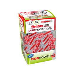 Fischer 536388 Taco Duopower ø10 x 50 mm, Caja 25 uds