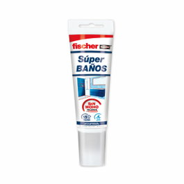 Fischer Silicona neutra super baños blanco 100 ml
