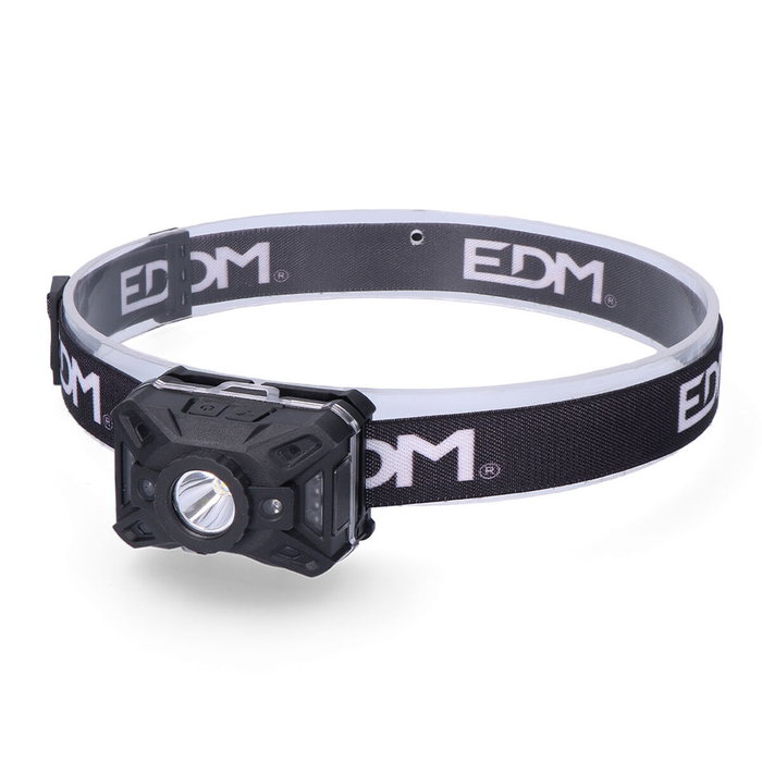 Edm Linterna de Cabeza LED con Sensor 5W con Luz Roja Edm Linterna de Cabeza LED con Sensor 5W con Luz Roja