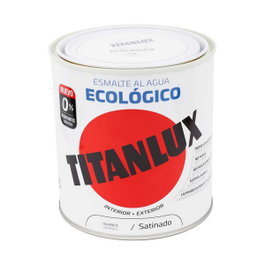 Titan Esmalte ecológico al agua blanco satinado 250 ml