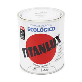 Titan Esmalte ecológico al agua blanco mate 750 ml
