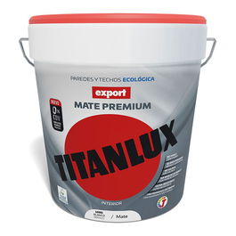 Titan Pintura Vinílica f31110015 Interior Eco Lavable Blanco Mate 15L