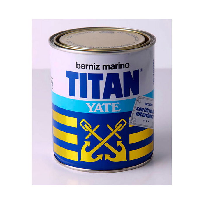 Titan Barniz Alquídico Yate Incoloro Brillante 750 ml