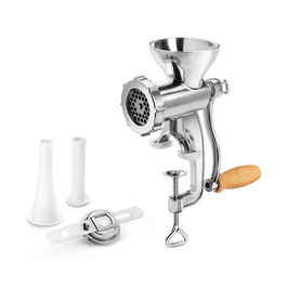 Metaltex Picadora de Carne Manual Jack - 5 251721000 con Disco de Acero Inox Ø58 mm para Embutidos y Galletas