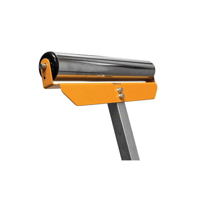 Toughbuilt Soporte de Rodillo S200 con Ajuste Rápido de Altura (69-109 cm), Marco Tubular y Rodillos de Acero Galvanizado, Plegable