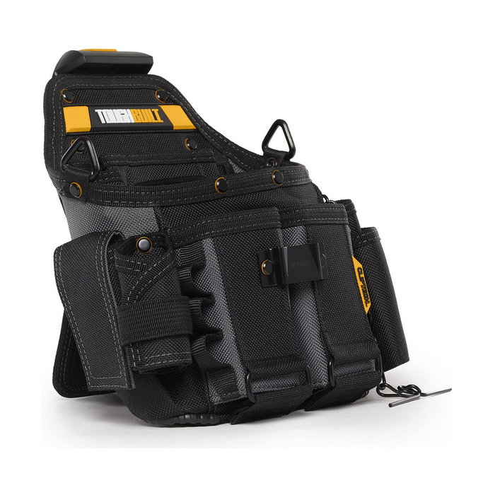 Toughbuilt Bolsa portaherramientas oficial electricista con sistema ClipTech