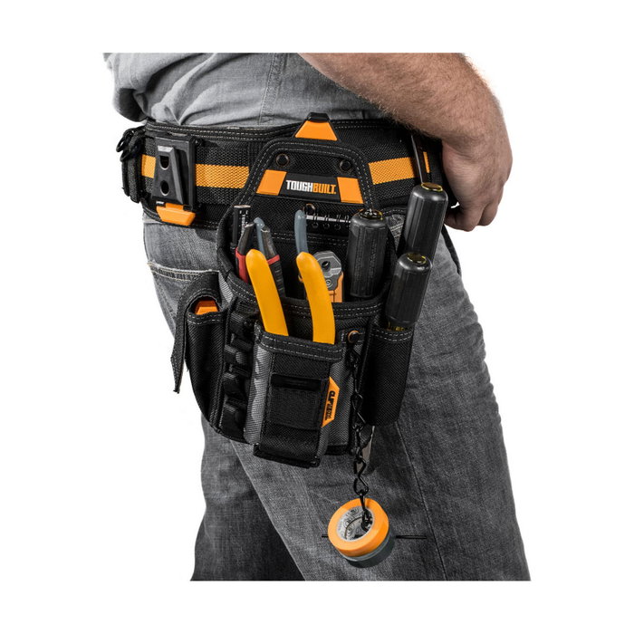 Toughbuilt Bolsa de electricista pequeña con sistema ClipTech