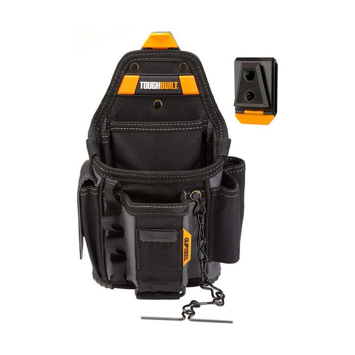 Toughbuilt Bolsa de electricista pequeña con sistema ClipTech