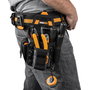 Toughbuilt Bolso Portaherramientas Pequeño Electricista Cliptech Ajustable Resistente 13 Bolsillos