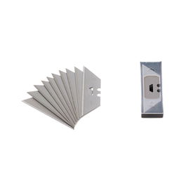 Toughbuilt Pack 30 Hojas de Repuesto Cúter Rascador Universales TB-H4S30-80, Acero al Carbono, Filo Recto