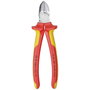 Knipex Alicate de corte diagonal cromado 180 mm