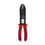 Knipex Alicates para Entallar y Crimpar Terminales, Acero Especial de Alta Resistencia, 240 x 62 x紹介 25 mm, 9722240SB, Negro/Rojo/Azul
