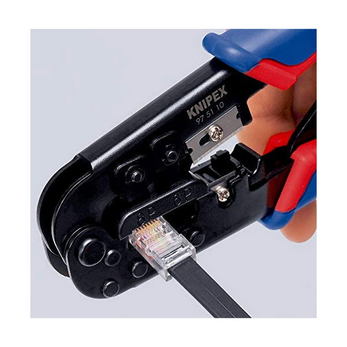 Knipex Crimpadora para conectores RJ11, RJ12 y RJ45